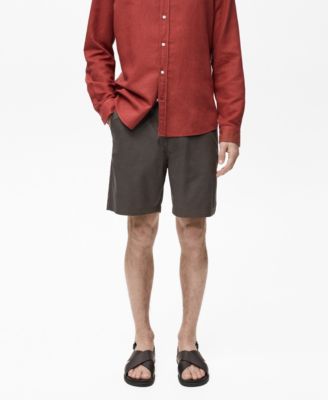 Men's Slim-Fit Fluid Bermuda Shorts