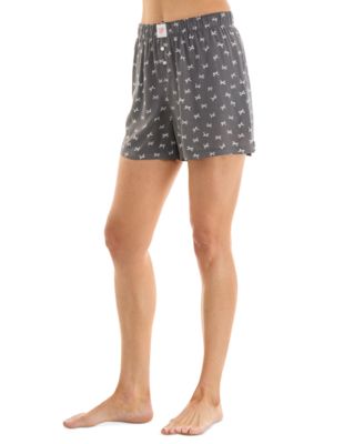 Women's 2-Pk. Printed Mid-Rise Boxer Shorts