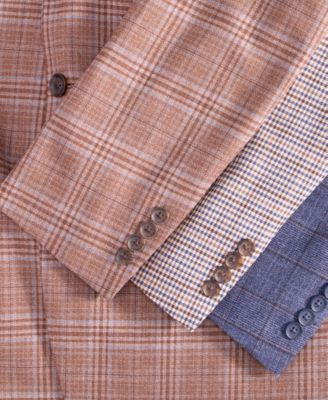 Men's Slim-Fit Techni-Cole Plaid Sport Coat