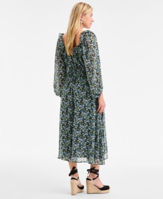 Women's Floral Femme Midi Dress, Exclusively at Macy's