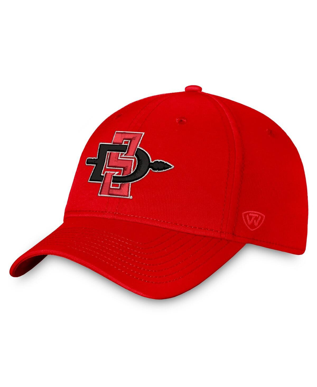 Top Of The World Men's Red San Diego State Aztecs Reflex Flex Hat