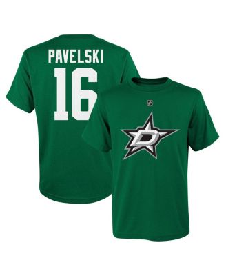 Outerstuff - Big Boys and Girls Joe Pavelski Kelly Green Dallas Stars Player Name Number T-Shirt