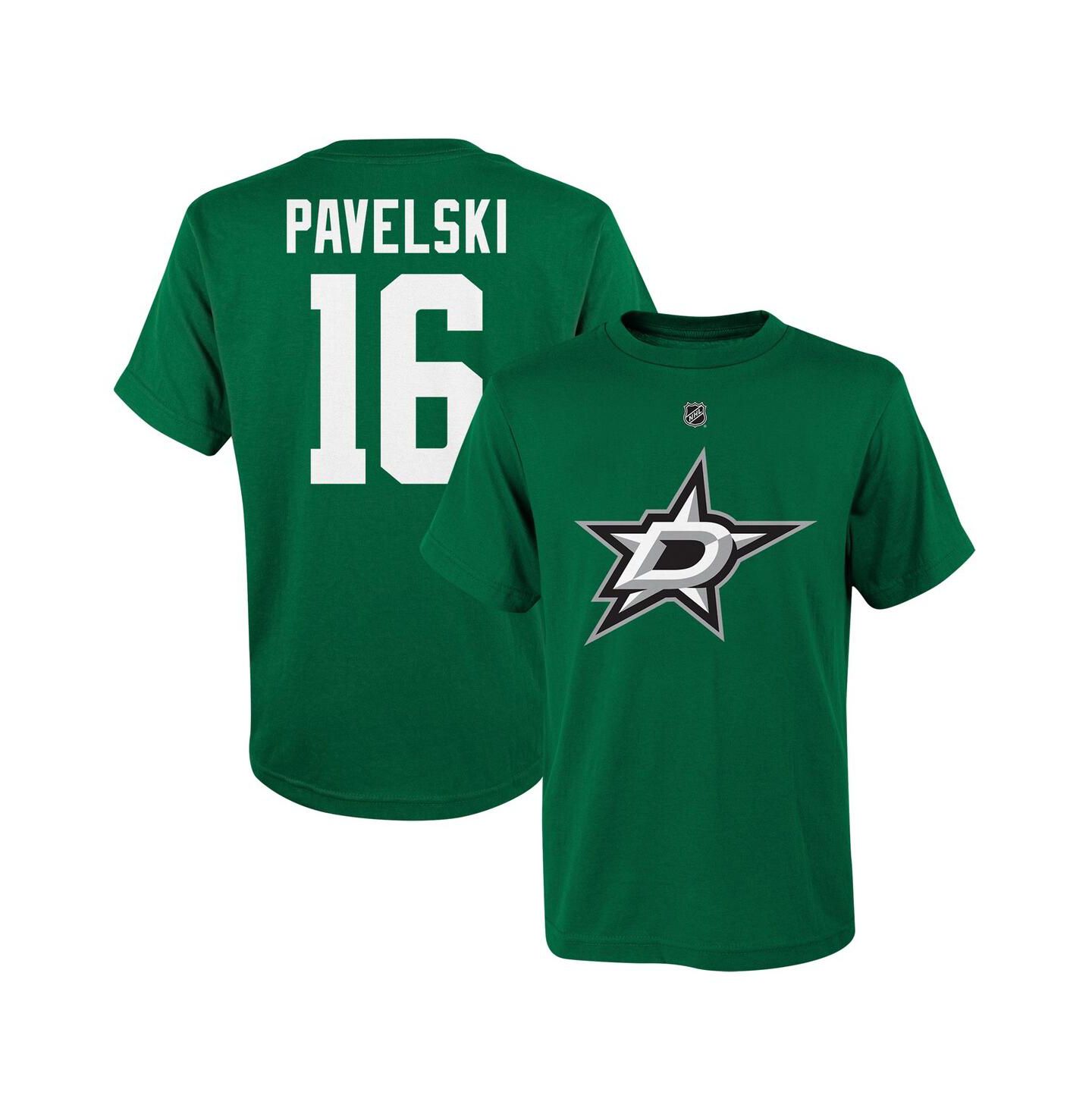 Детская футболка Outerstuff Joe Pavelski Kelly Green Dallas Stars Player Name & Number — фото 1