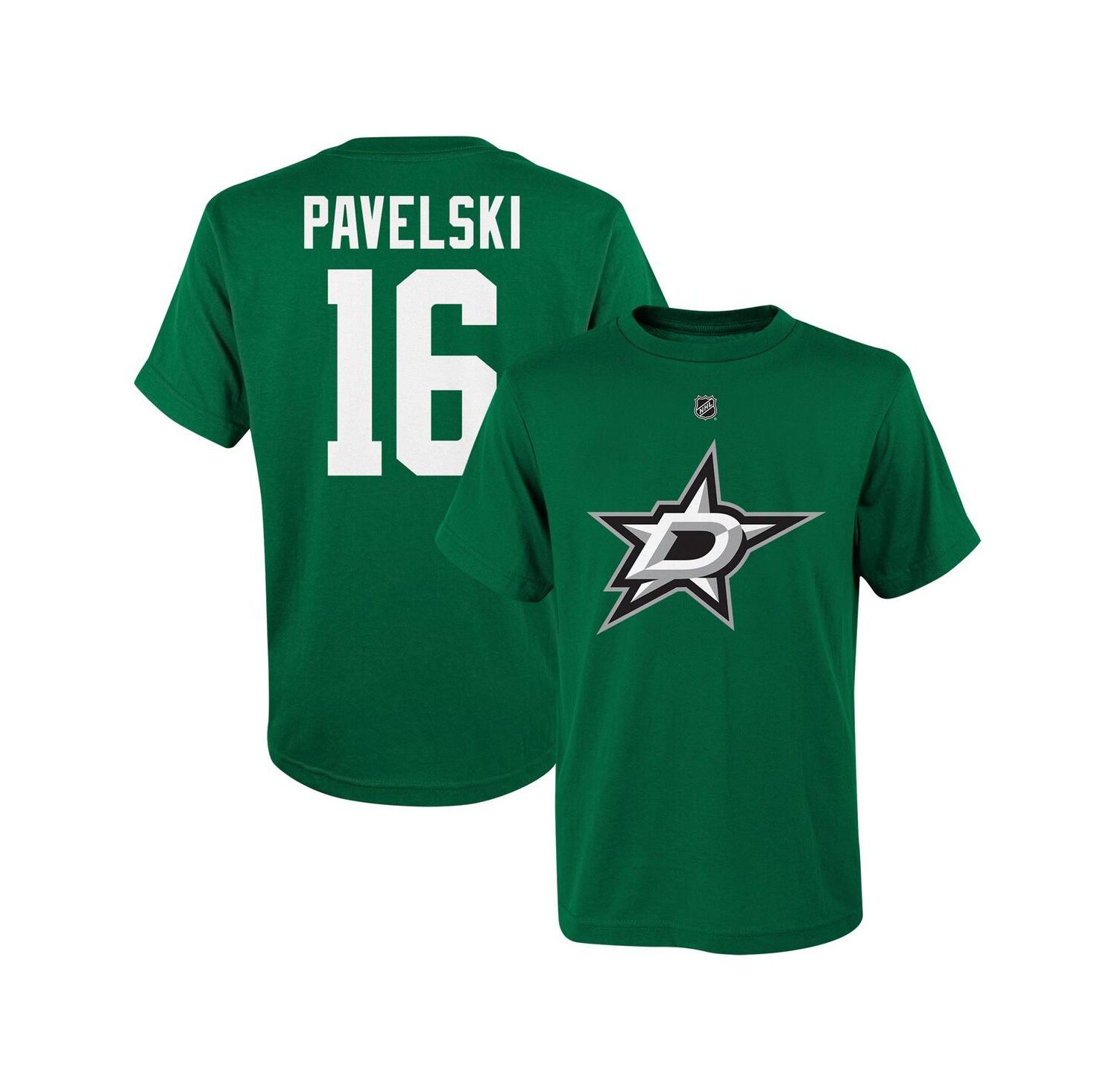 Big Boys and Girls Joe Pavelski Kelly Green Dallas Stars Player Name & Number T-Shirt