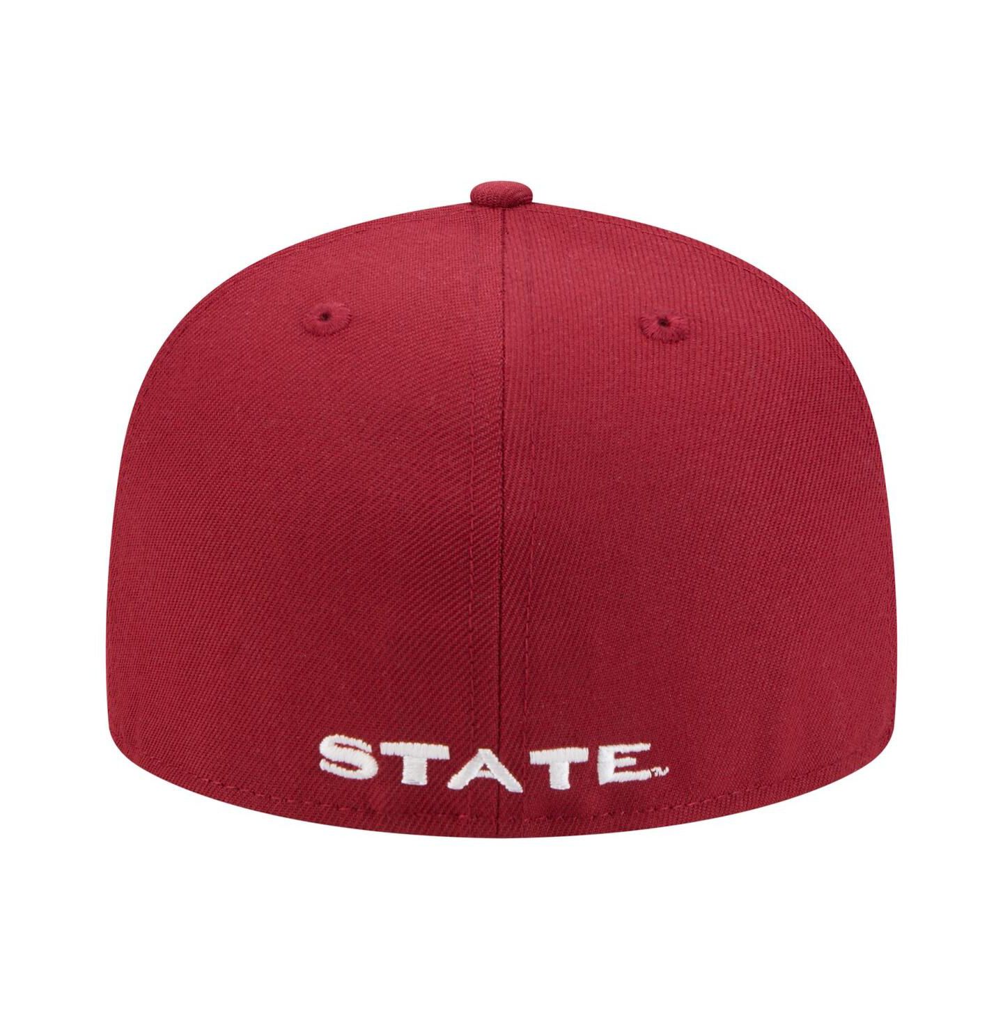 Мужская кепка New Era Garnet Florida State Seminoles Vault 59FIFTY Fitted Hat — фото 4