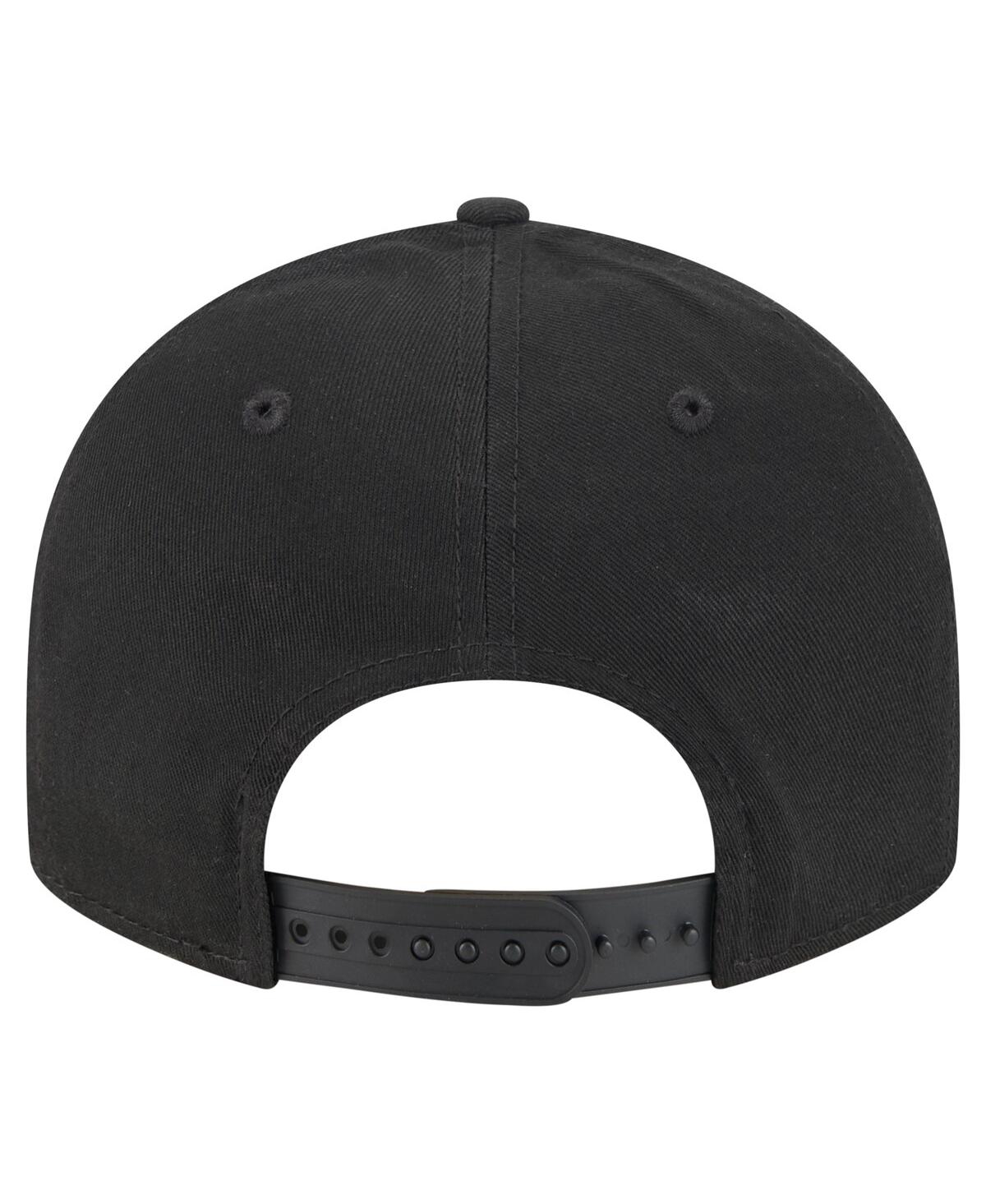NEW ERA MEN'S BLACK TEXAS TECH RED RAIDERS LOW PROFILE 9FIFTY SNAPBACK HAT 