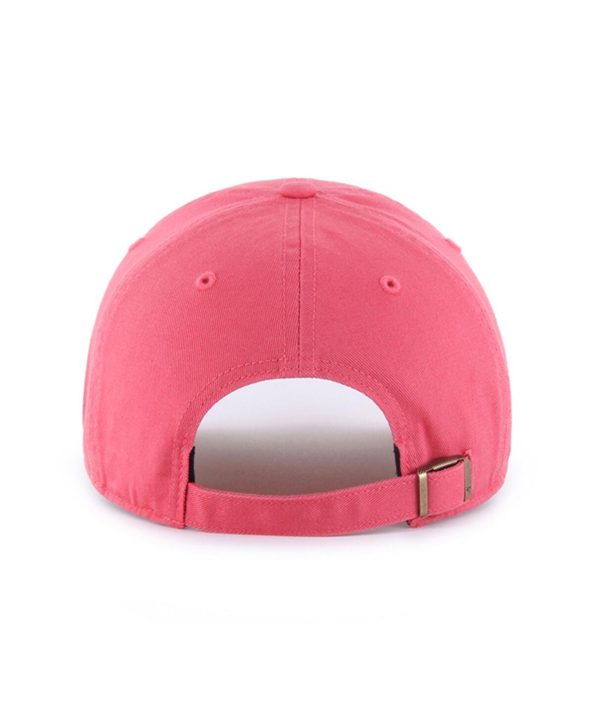47 Brand Women's Red New England Patriots Luminance Cheer Clean Up Adjustable Hat