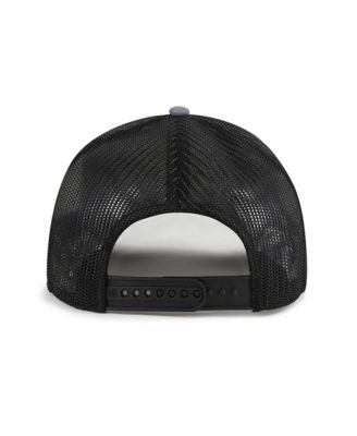 Men's Charcoal New York Yankees Carbon Rope Trucker Adjustable Hat