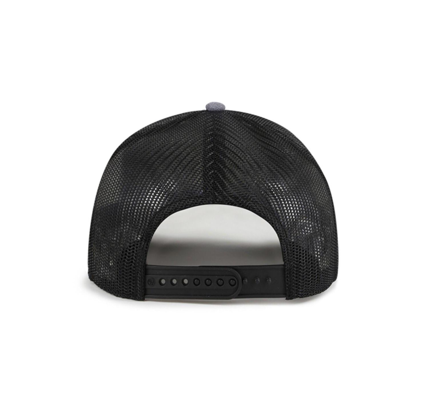 Men's Charcoal New York Yankees Carbon Rope Trucker Adjustable Hat