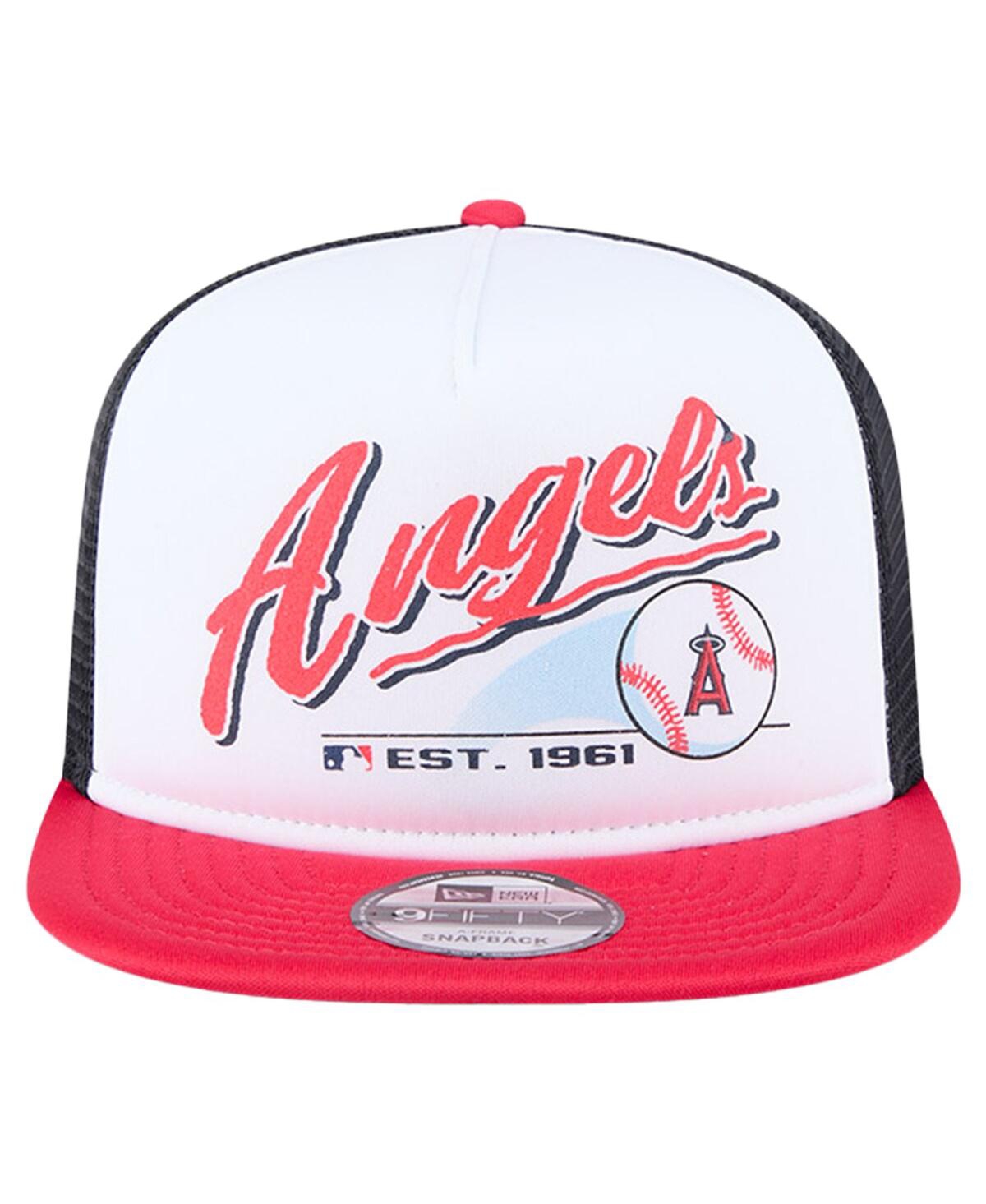 New Era Big Boys And Girls White Atlanta Braves Retro 9fifty Snapback Hat
