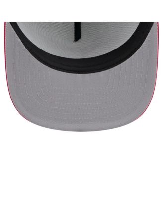 Men's White/Red Atlanta Braves Retro Script Trucker 9FIFTY Snapback Hat