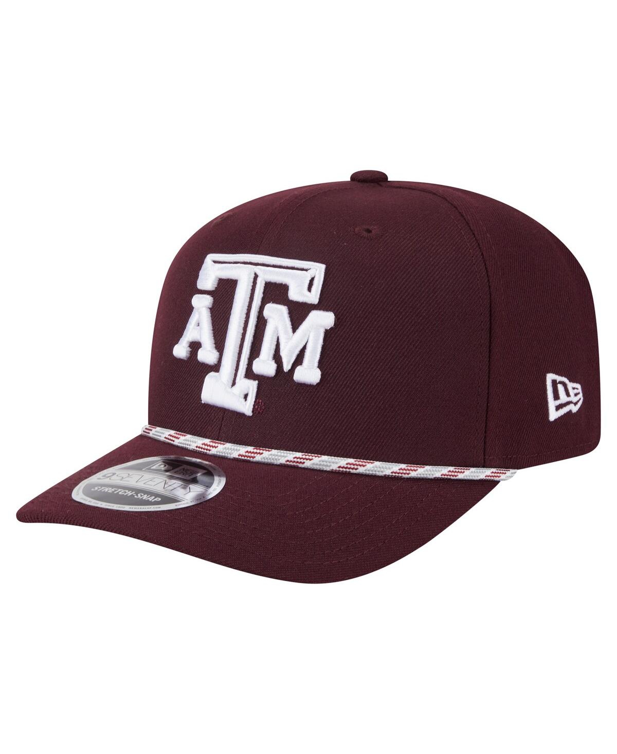 NEW ERA MEN'S MAROON TEXAS A & M AGGIES GAMEDAY MULTI-ROPE 9SEVENTY STRETCH-SNAP HAT 