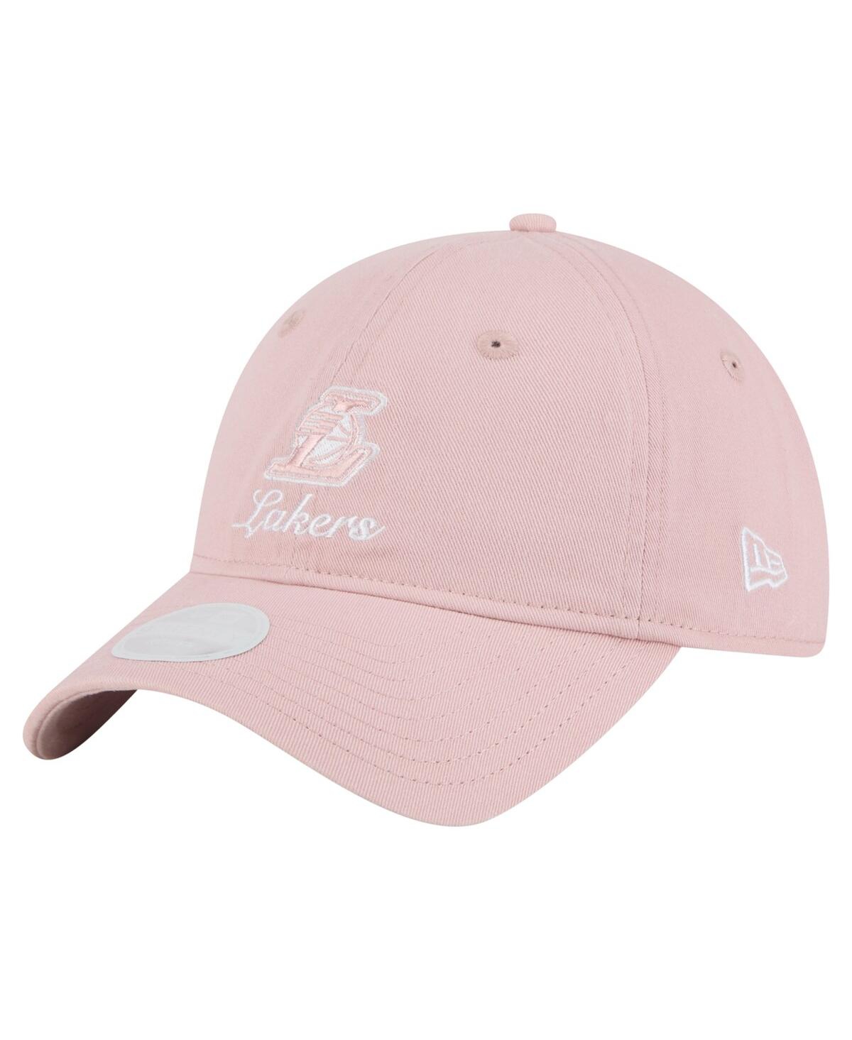 New Era Women's Pink Los Angeles Lakers Gameday Preppy 9twenty Adjustable Hat