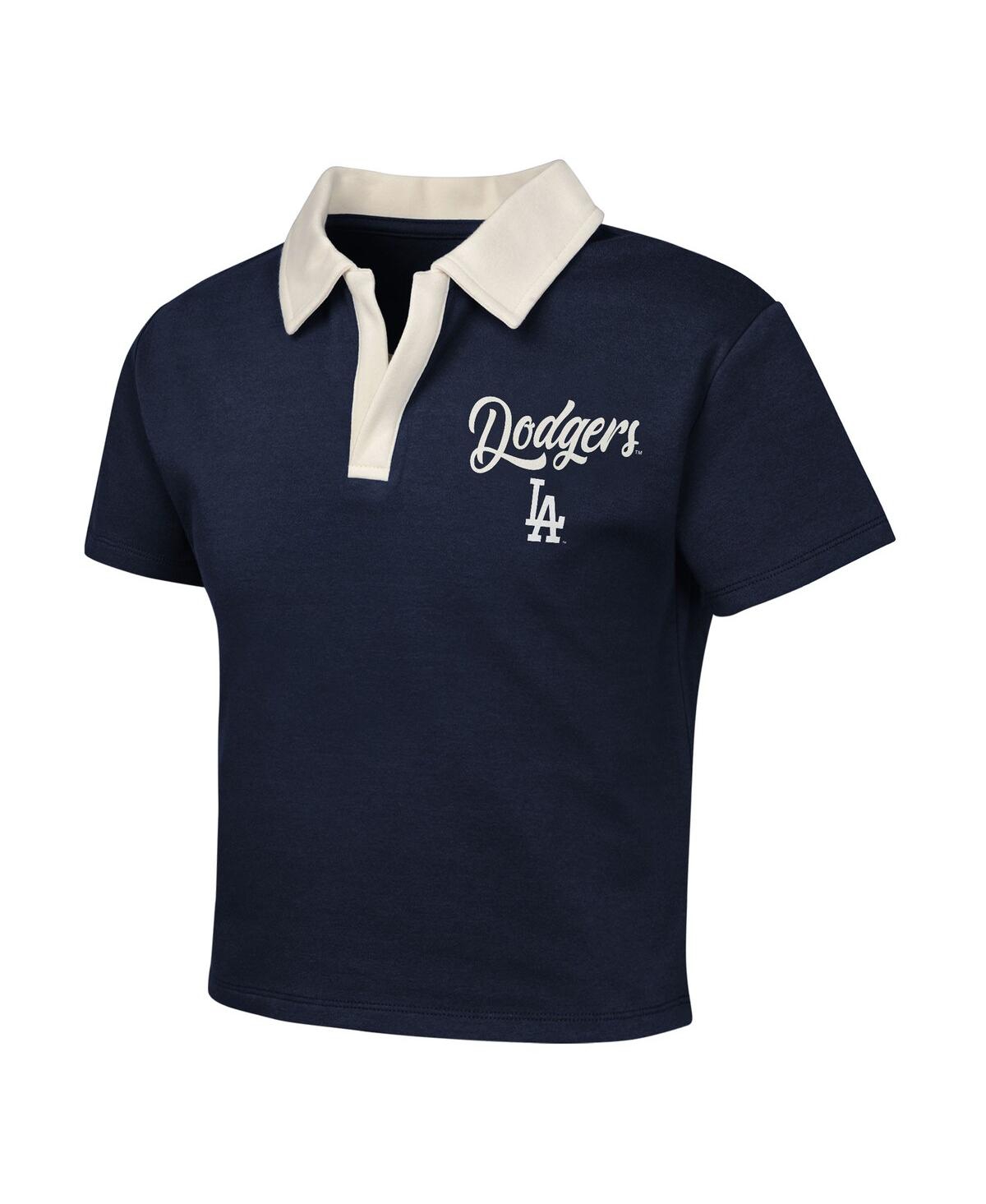 Outerstuff Big Girls 2-piece Navy New York Yankees Base Trainer Johnny Polo Shirt And Skort Set