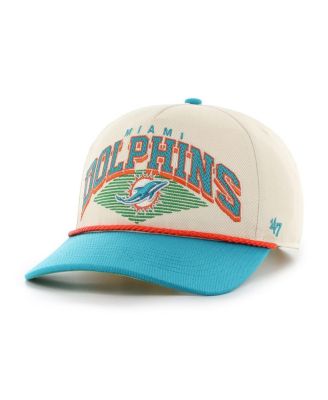 Men's Cream Miami Dolphins Pomona Rope Adjustable Hitch Hat
