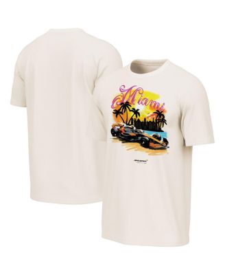 Outerstuff - Men's Cream F1 Team Miami Washed T-Shirt