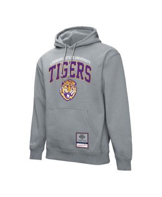Men's Heather Gray LSU Tigers Classic Arch Pullover Hoodie