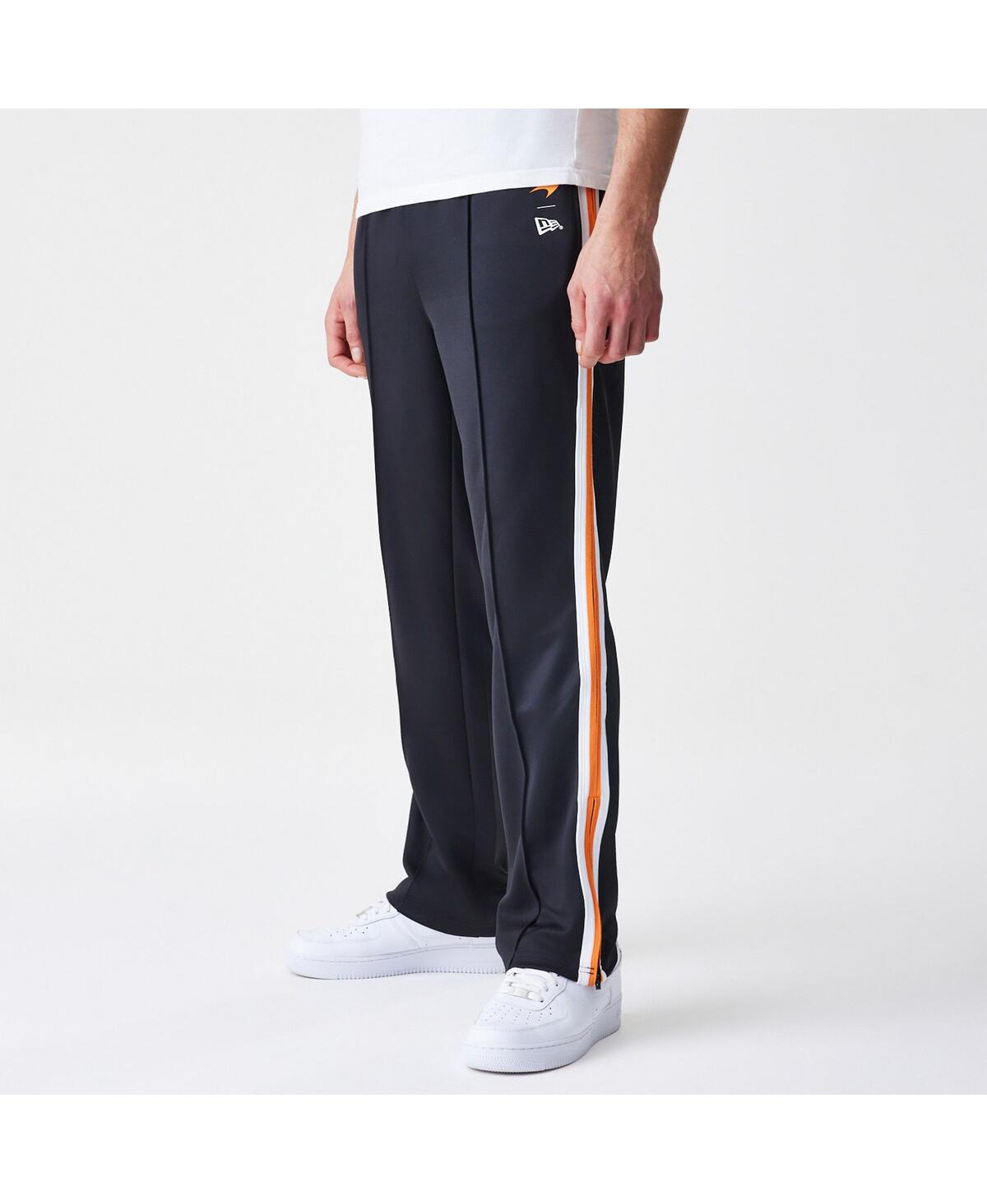 NEW ERA MEN'S BLACK MCLAREN F1 TEAM DRAWSTRING TRACK PANTS 