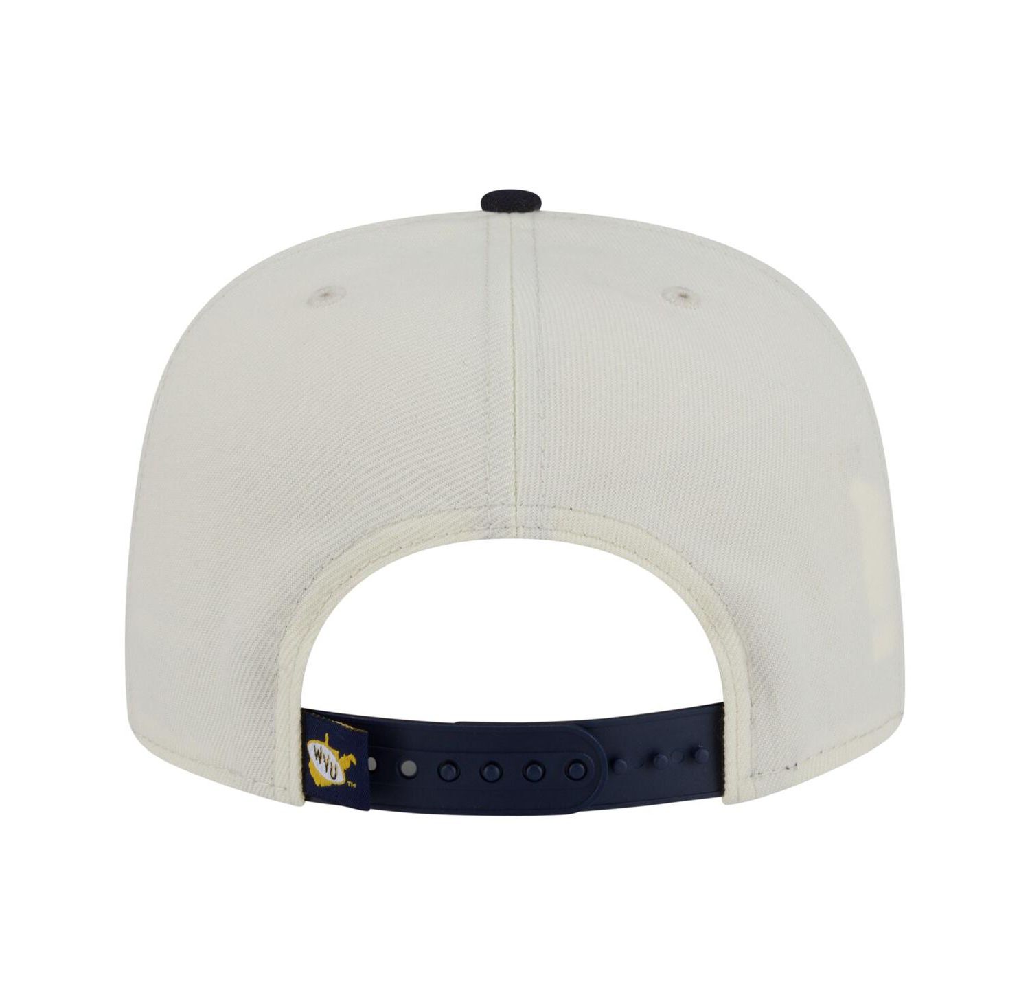 Men's White West Virginia Mountaineers Collegiate 9FIFTY A-Frame Snapback Hat
