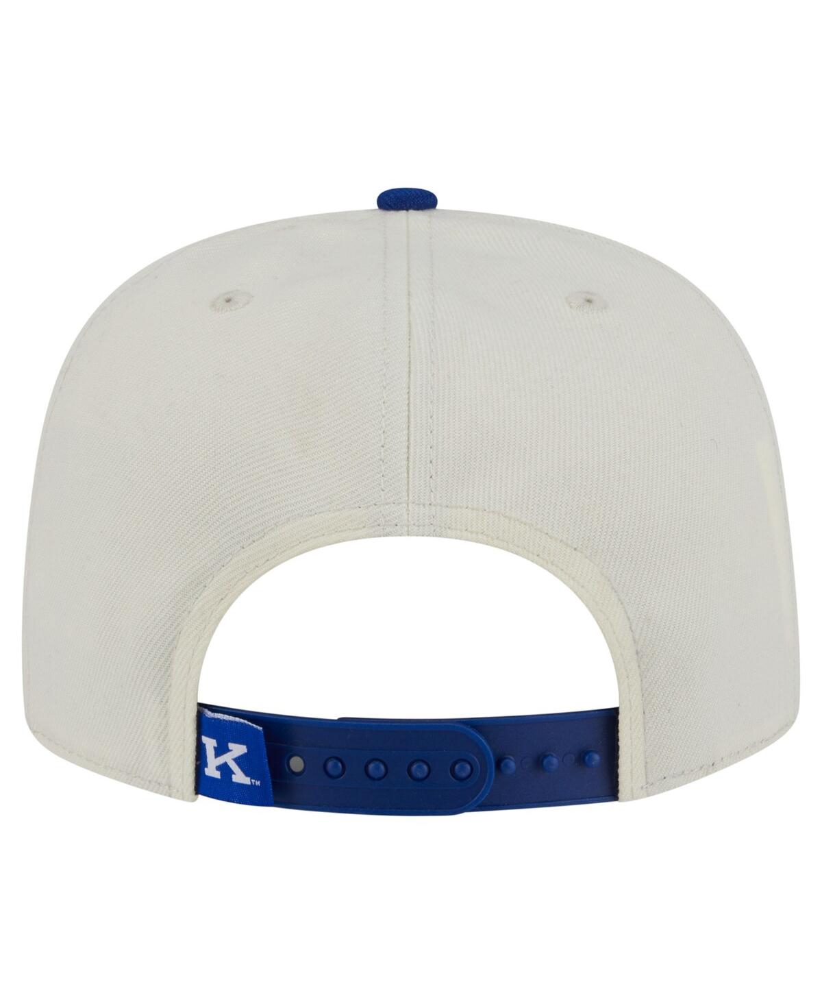 NEW ERA MEN'S WHITE KENTUCKY WILDCATS COLLEGIATE 9FIFTY A-FRAME SNAPBACK HAT 