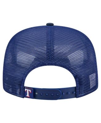 Men's Navy Texas Rangers Retro Satin Script Golfer Adjustable Hat