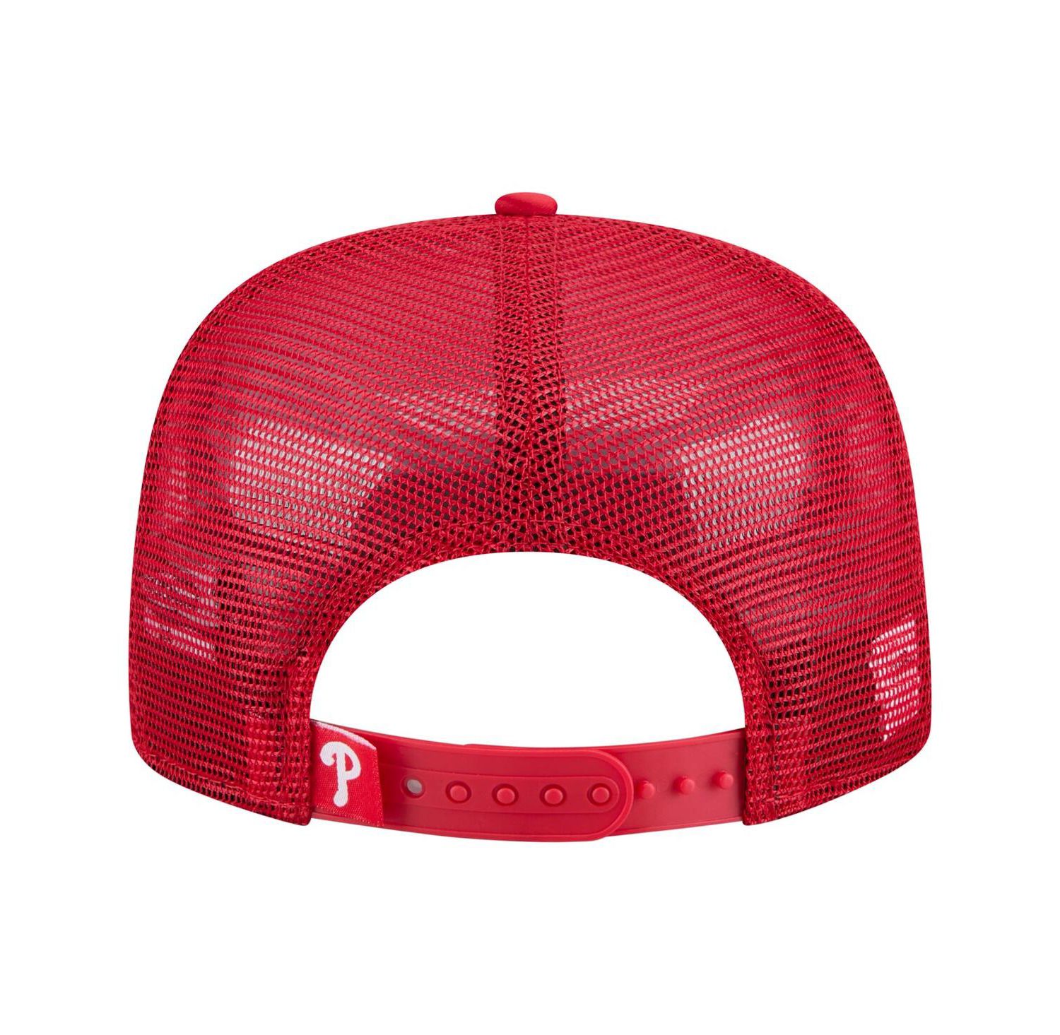 Men's Red Philadelphia Phillies Retro Satin Script Golfer Adjustable Hat