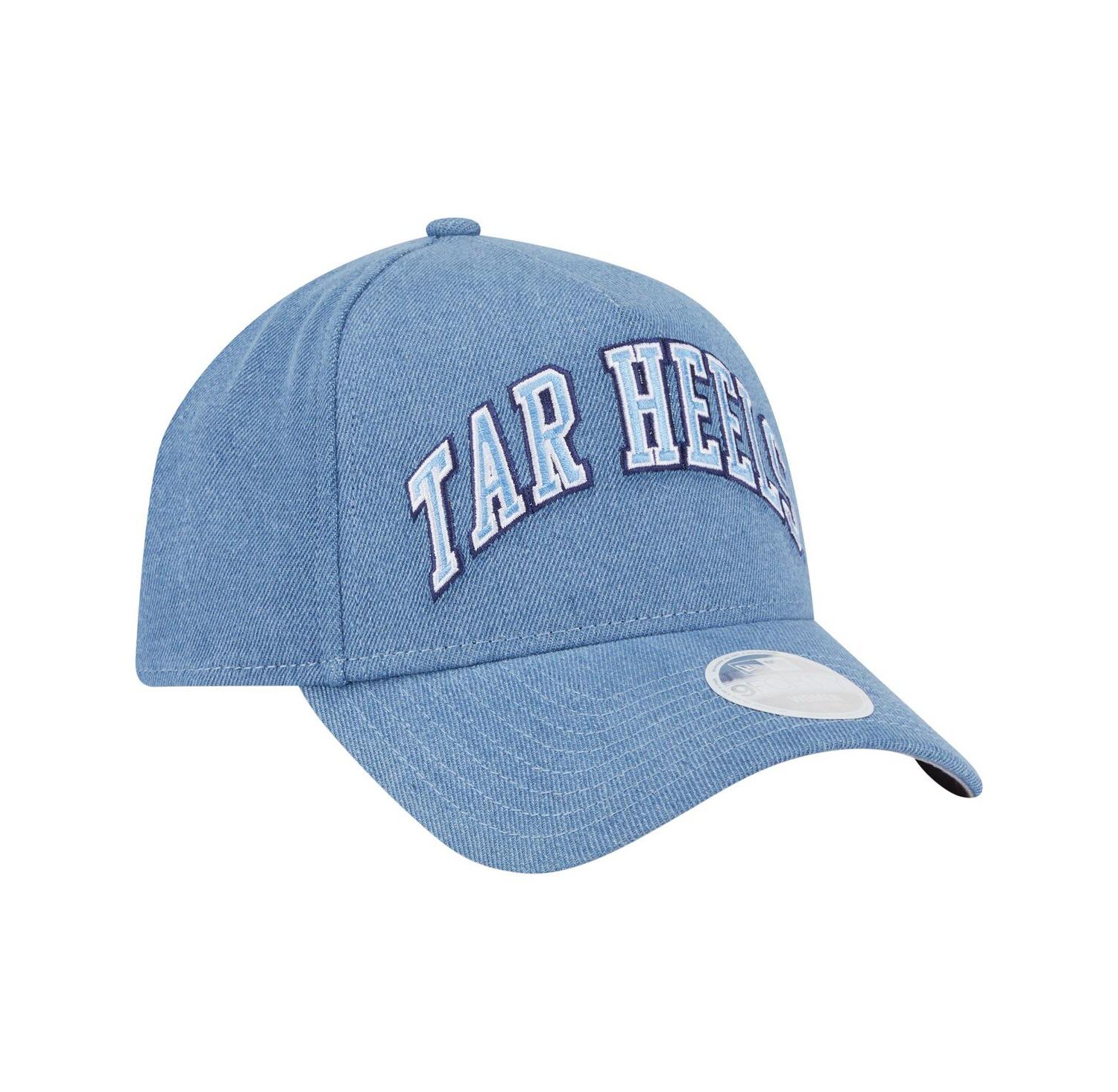 Women's Denim North Carolina Tar Heels A-Frame 9FORTY Adjustable Hat