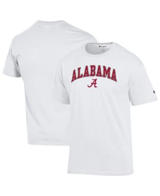 Champion - Men's White Alabama Crimson Tide Arched Logo T-Shirt