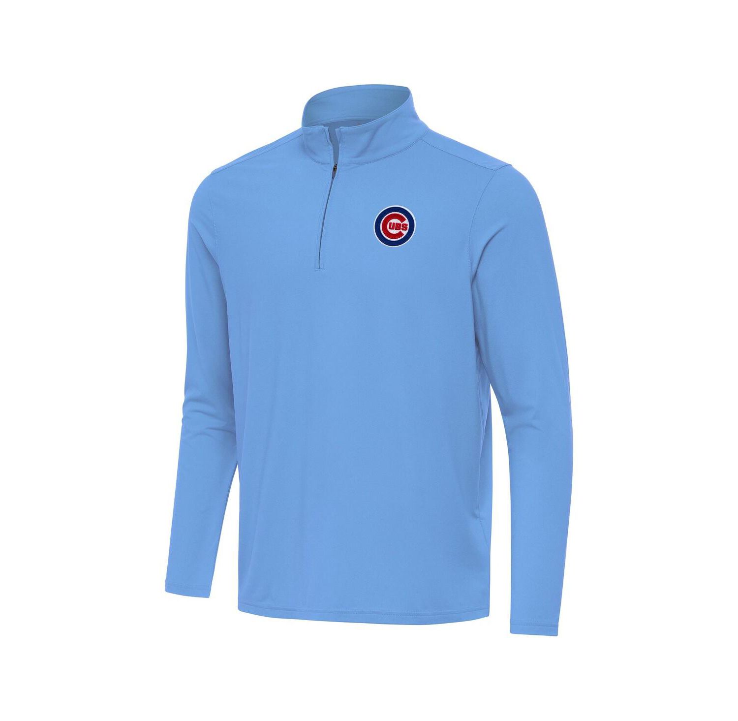 Men's Powder Blue Chicago Cubs Intent Quarter-Zip Sweatshirt