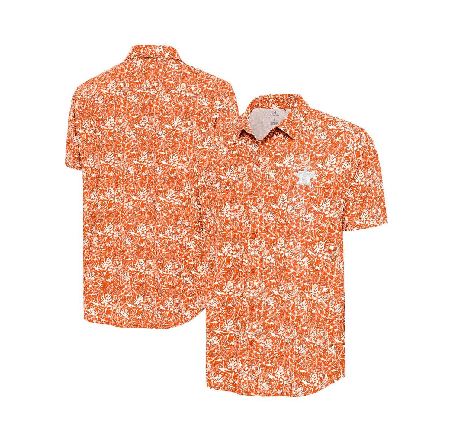 Men's Orange Houston Astros Resort Button-Up Shirt