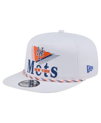 New Era - Men's White New York Mets Collide Golfer Snapback Hat