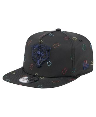 New Era - Men's Black Chicago Bears Gummy Golfer Adjustable Hat