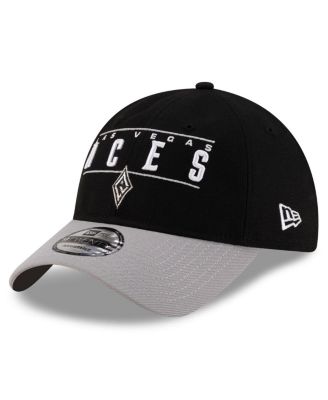 New Era - Men's and Women's Black/Silver Las Vegas Aces 2025 WNBA Draft 9TWENTY Adjustable Hat