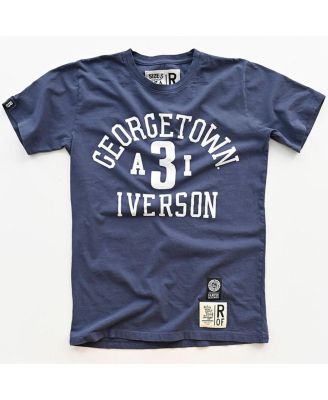 Roots of Fight - Men's Allen Iverson Navy Georgetown Hoyas T-Shirt