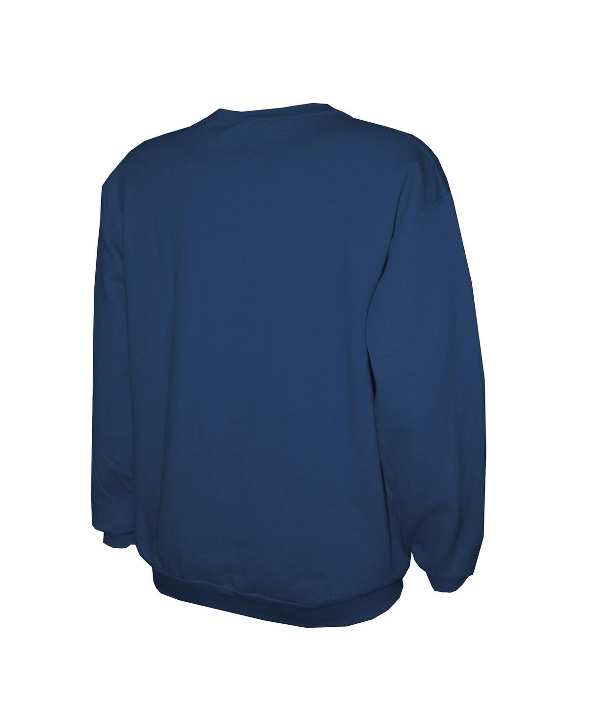 Shop Stitches Men's Navy Houston Astros Lightweight Crew Sweatshirt