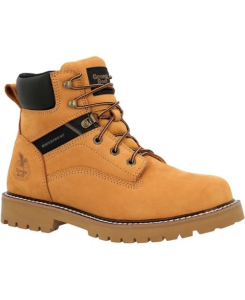Мужские ботинки GEORGIA BOOT Core 37 Steel Toe 6" Waterproof Work Boot, цвет: Пшеничный