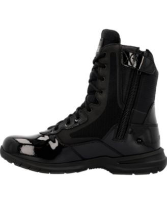 Men's Cadet 8" Black Side Zip Public Service Boot