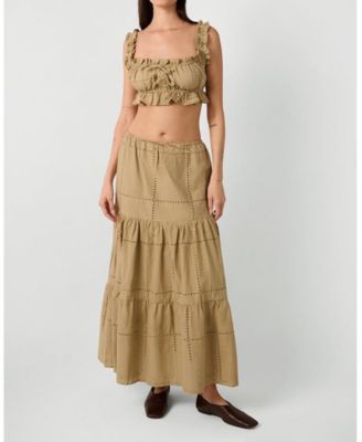 Women's Midi Pull On Skirt