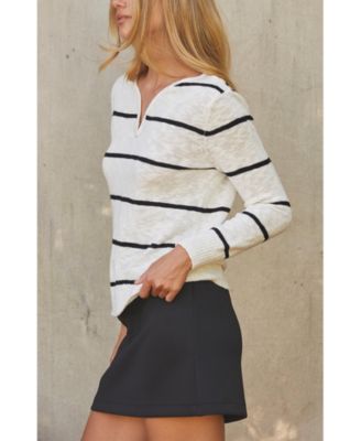 Women's Sherri Striped Knit Top