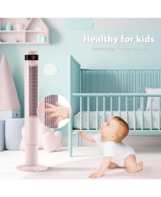 43" Oscillating Tower Fan with Remote