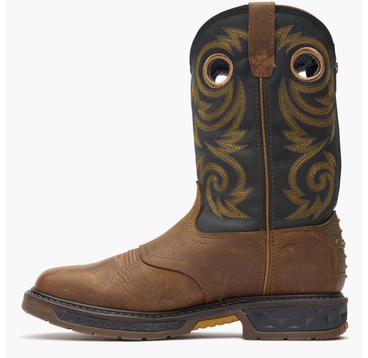 Мужские ботинки GEORGIA BOOT Carbo-Tec LT Waterproof Pull-on Work, цвет: Чёрный / Коричневый — фото 5