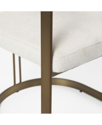 Fabric Upholstered Arm Chair for Dining Table or Living Room Seating