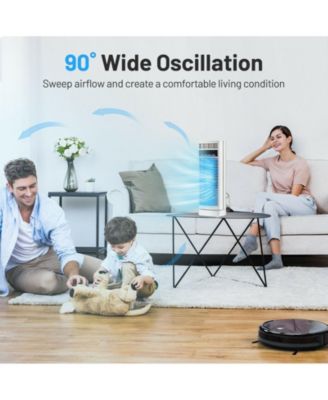 14 Inch  Mini Oscillating Tower Fan Electric Desk Fan with 3 Speed and Timer