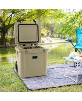 45 Quart Cooler Towable Ice Chest