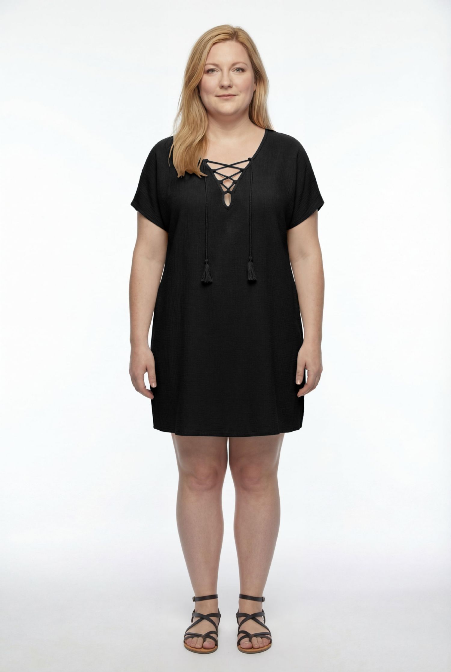 Women's Esme Lace Up Cover Up Dress