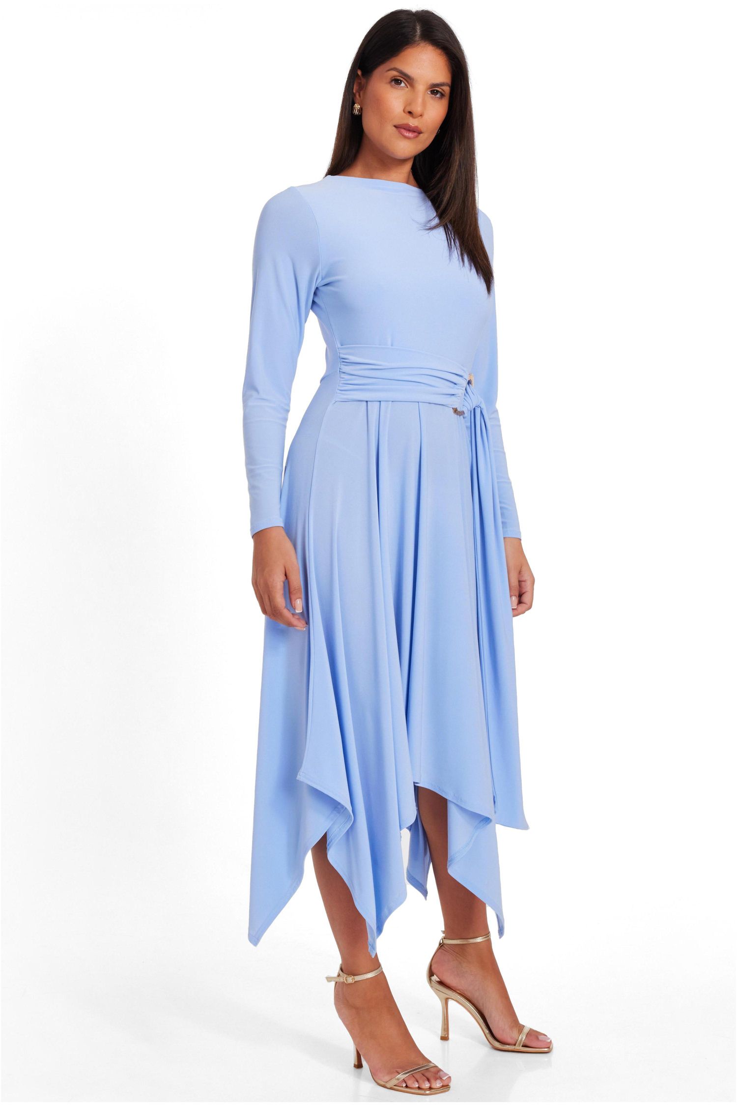 Women's Soft Touch Maxi Dress with Hanky Hem