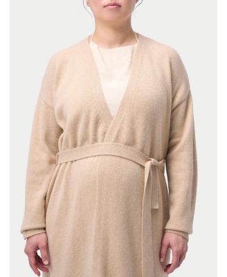 Maternity Long Cashmere Robe