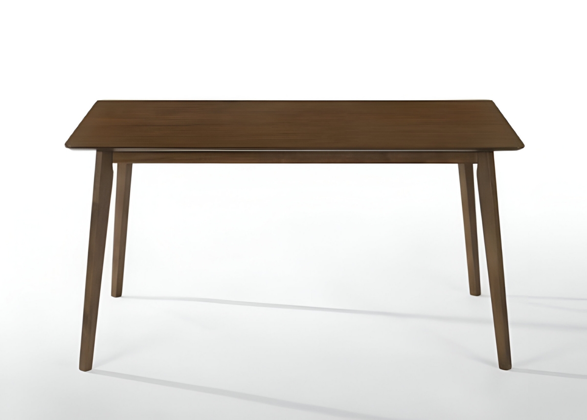 Slickblue Rectangular Solid Wood Dining Table &#x2013; Family Size, Heirloom Quality