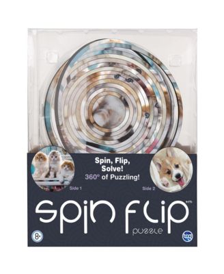 Spin Flip Puzzle: Puppies & Kittens 2L