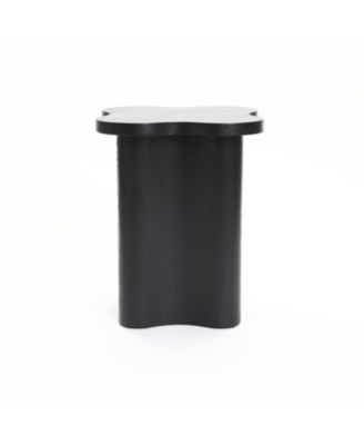 1 PC MDF Wood Modern Cloverleaf  Side Table